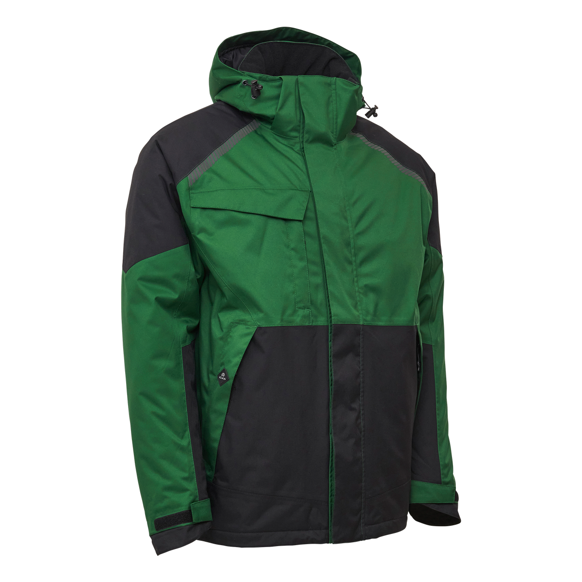 ELKA Rainwear Working Xtreme Stretch Winter Jacket in Green/Black