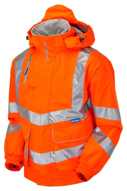 Pulsar Mesh Lined Bomber Jacket Orange, main product image