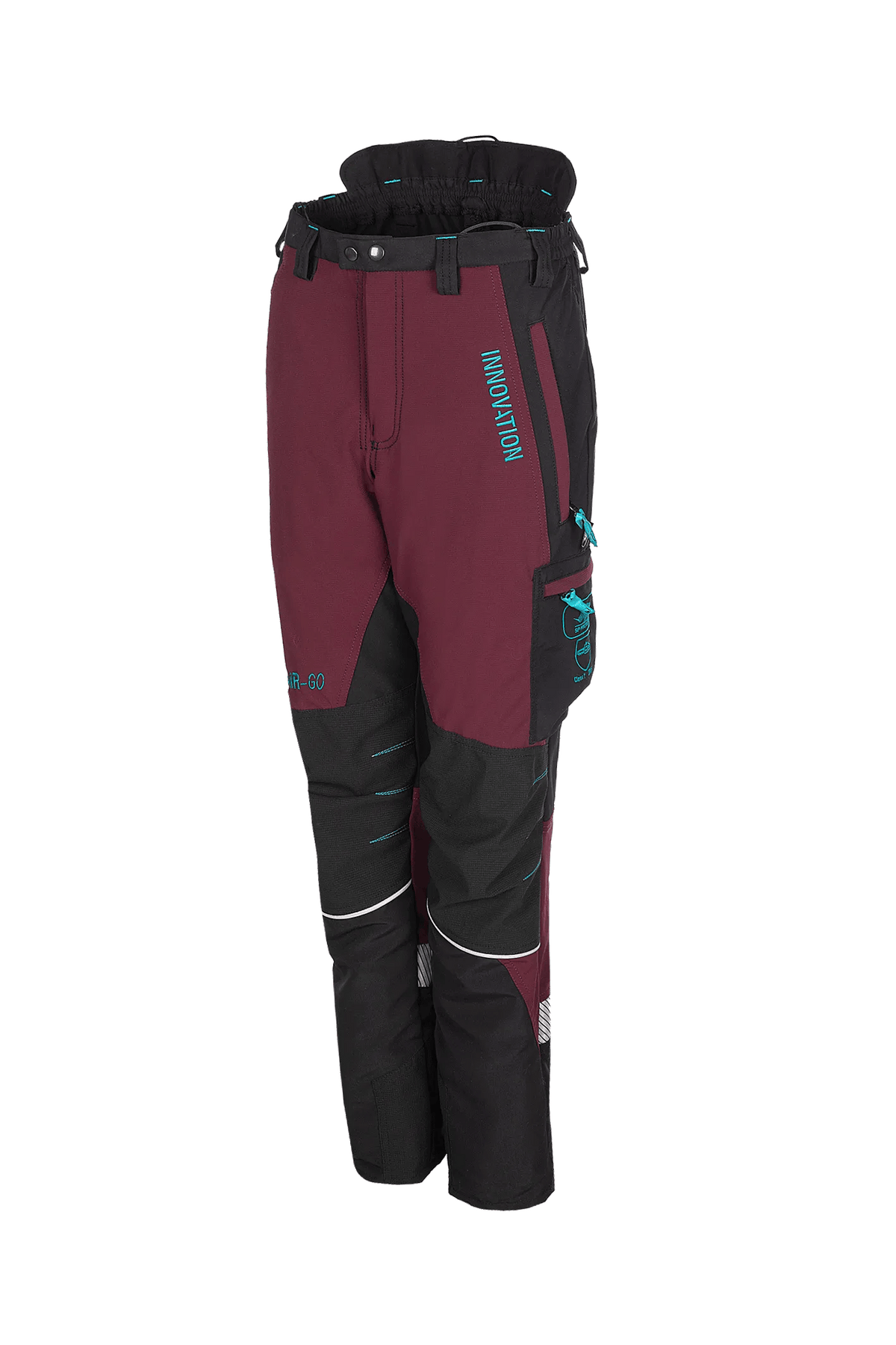 SIP Protection Canopy AIR-GO Donna in Burgundy Red, side view