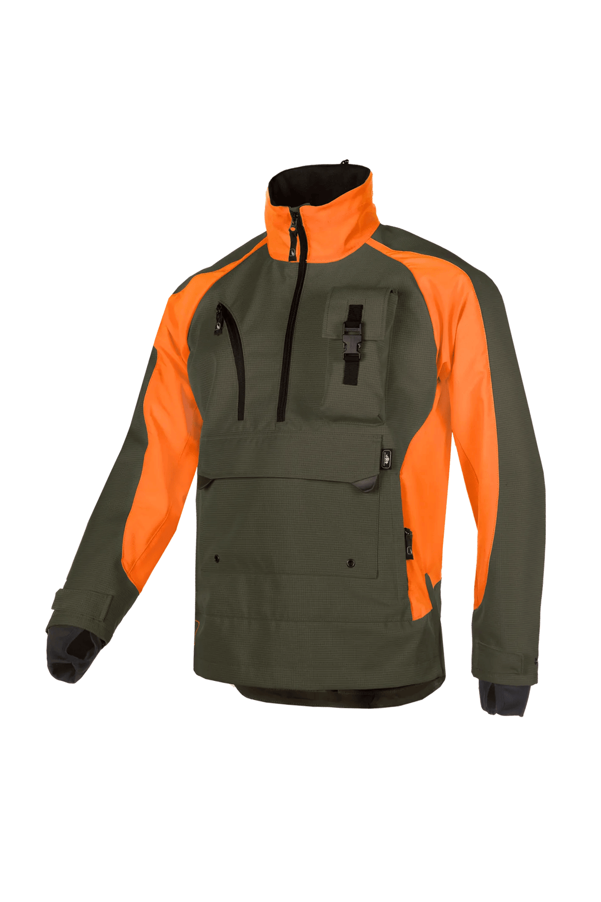SIP Protection Eifel in Hi-Vis Orange/Khaki Green, side view
