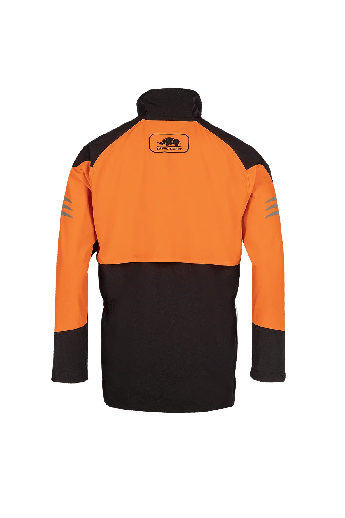 SIP Protection Shinobi in Hi-Vis Orange/Black, back view