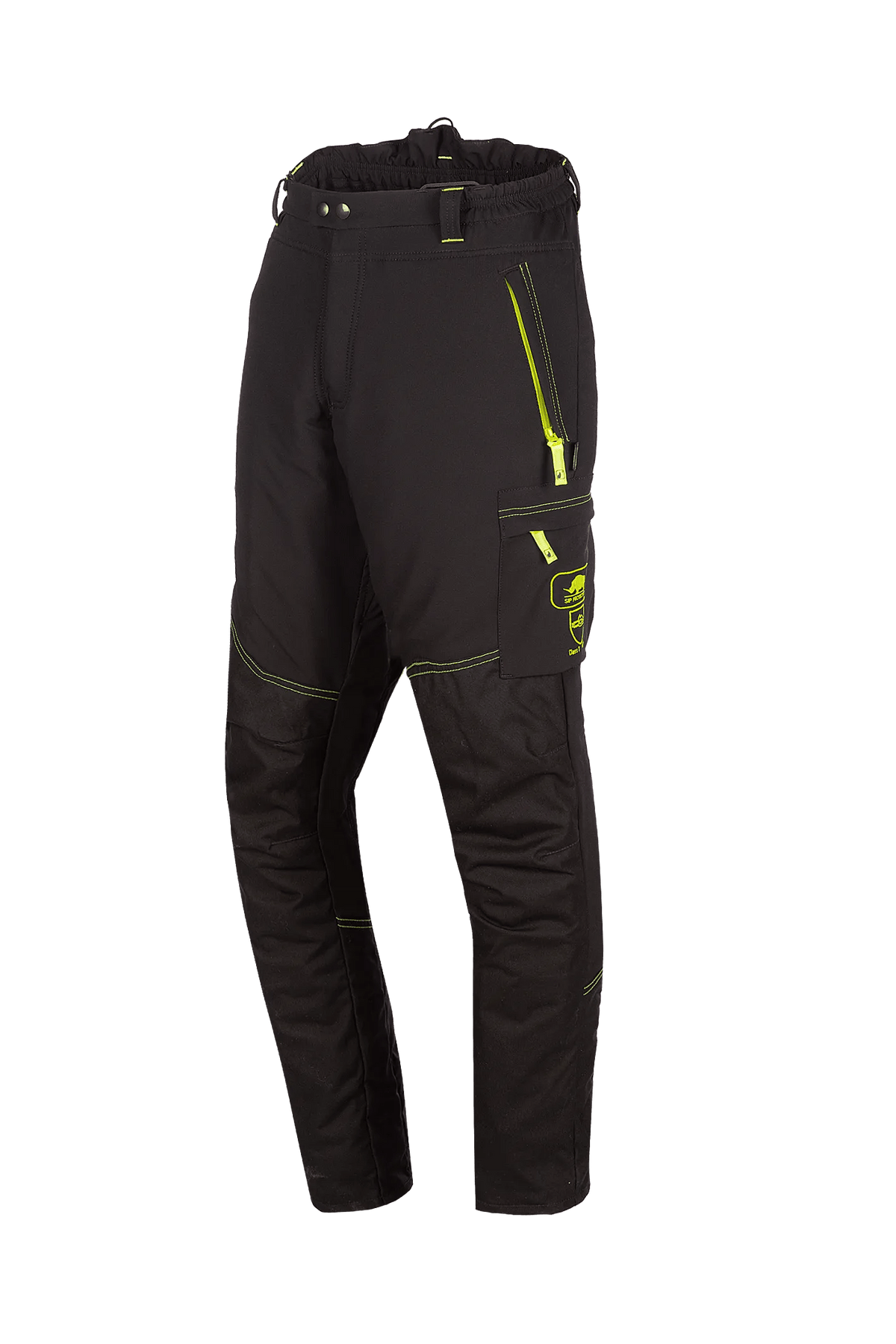 SIP Protection T-Flex in Black/Hi-Vis Yellow, front view