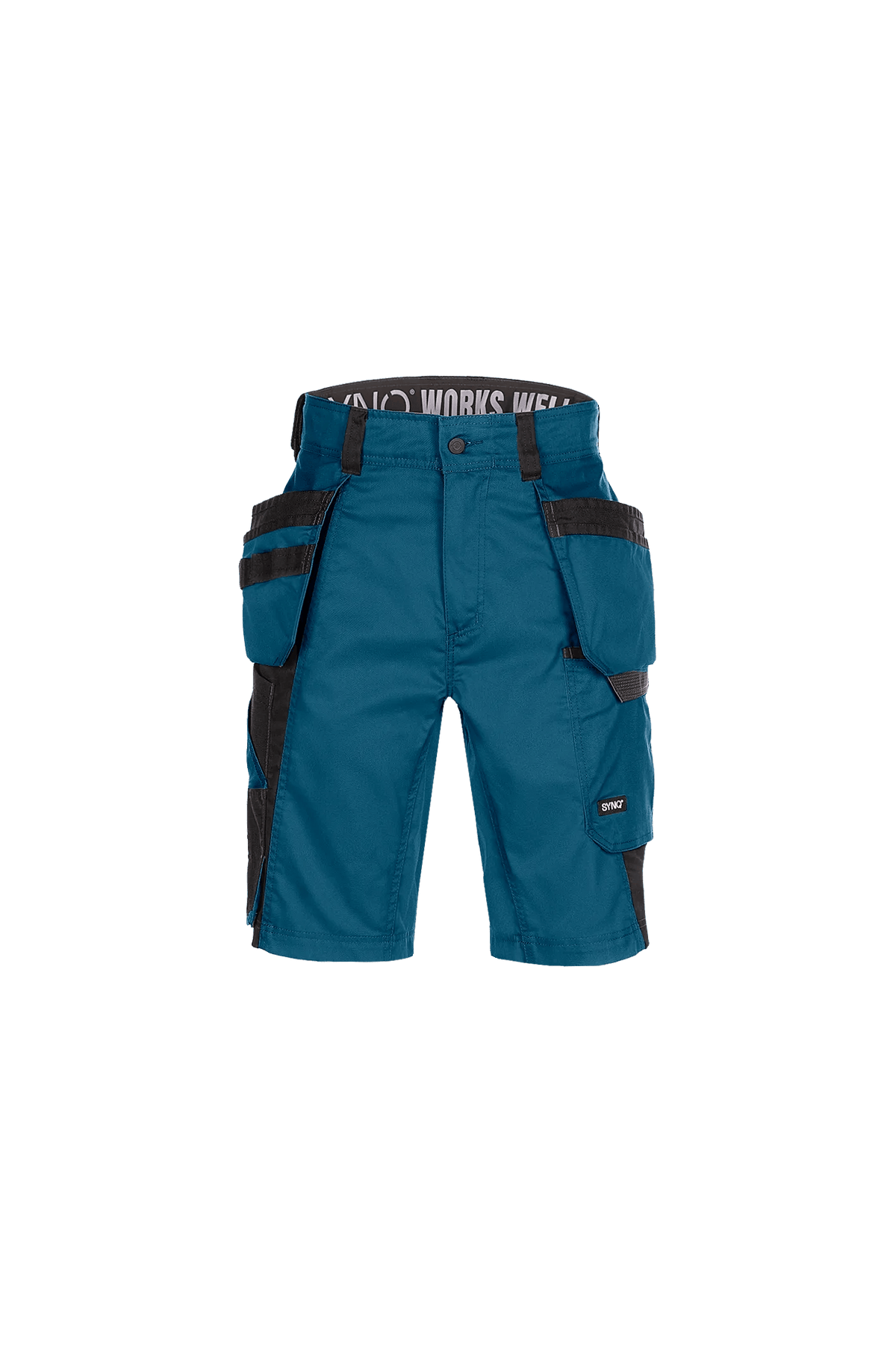 SYNQ Goalie in Petrol blue/Black, front view
