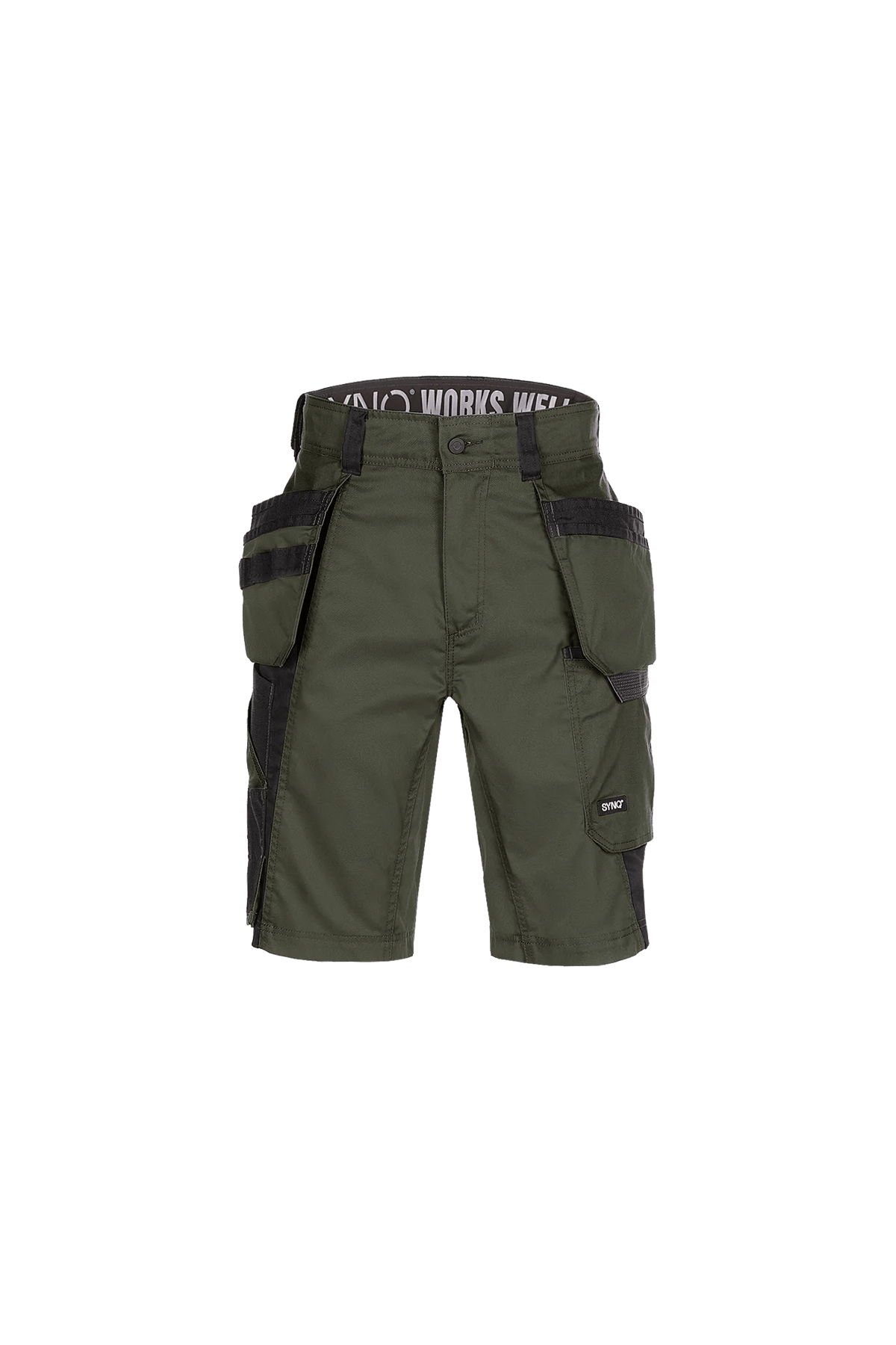 SYNQ Goalie in Khaki green/Black, front view