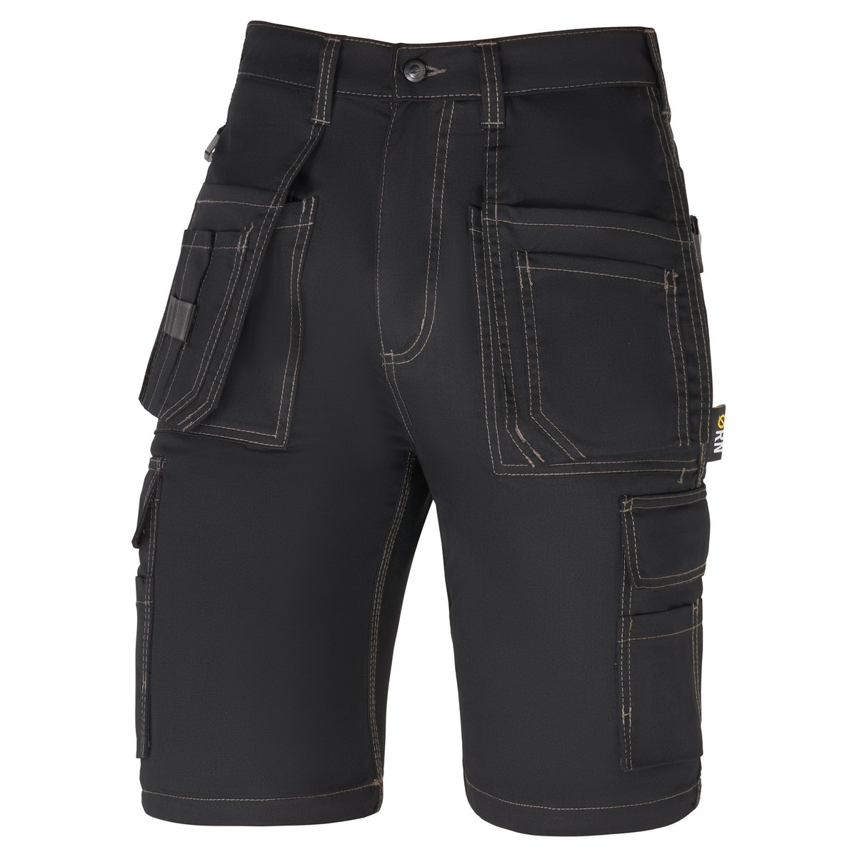 ØRN Merlin Tradesman Shorts – Black – front