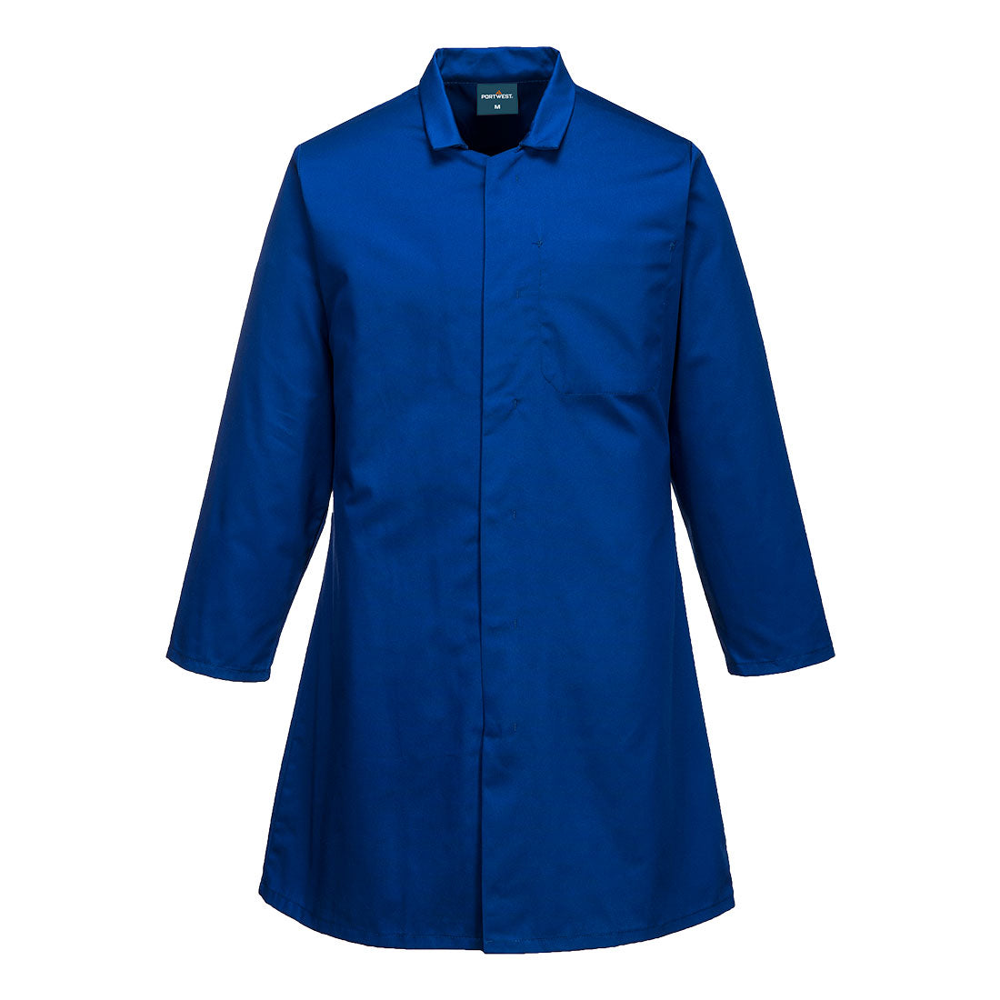 Portwest Food Industry 1 Pocket Coat in Royal Blue, image 3