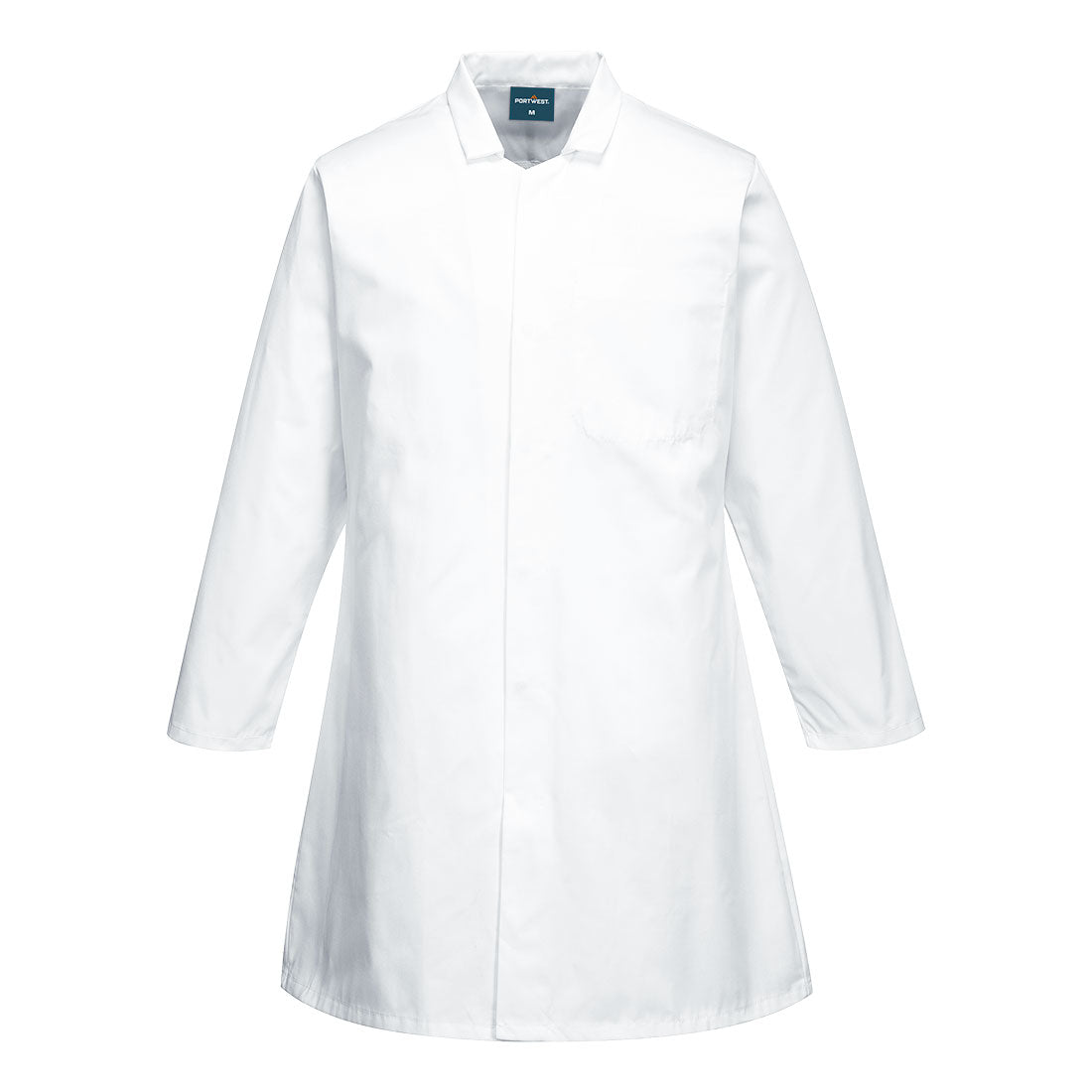 Portwest Food Industry 1 Pocket Coat in White, image 4
