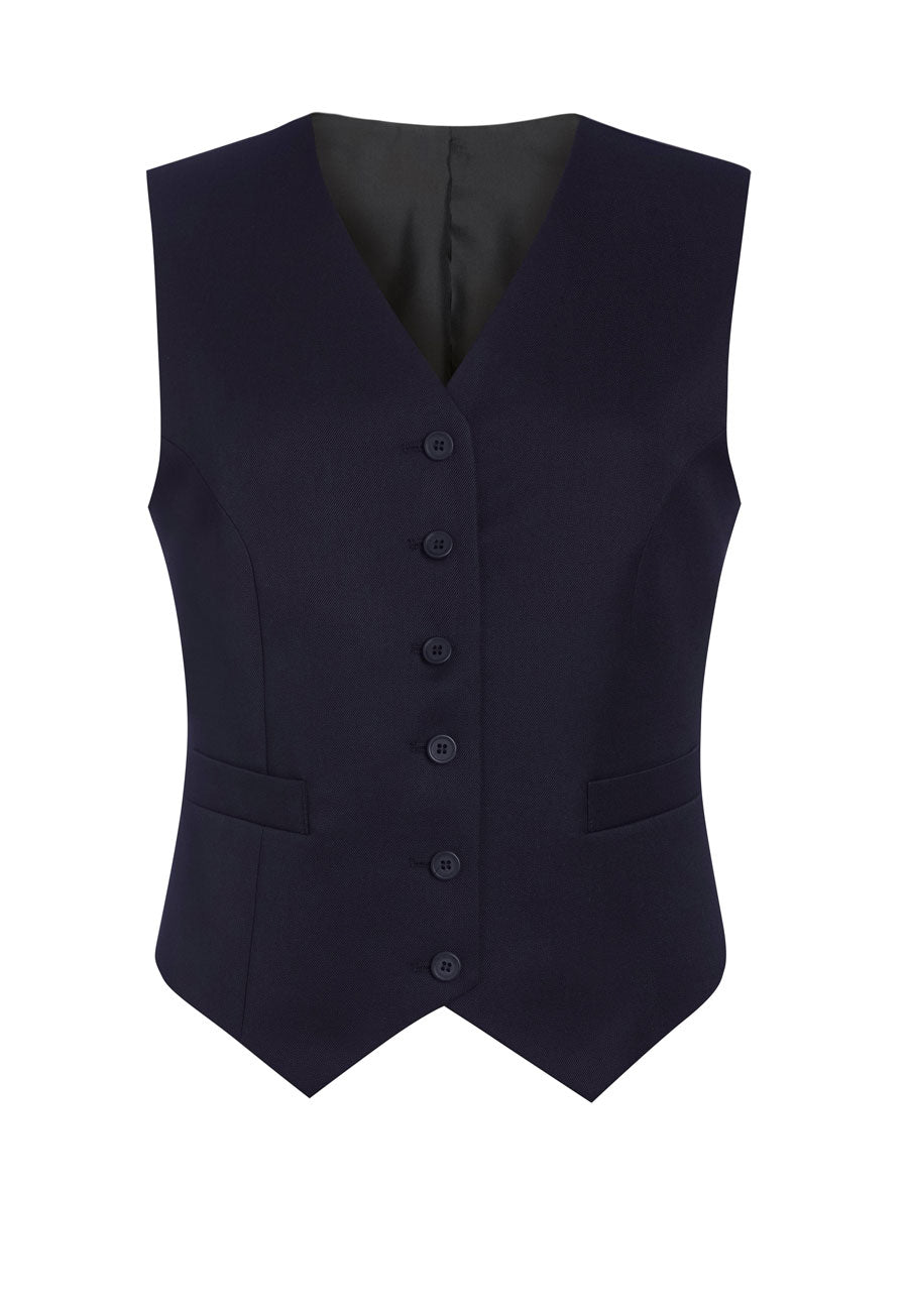 Brook Taverner Omega Waistcoat in Navy, main product image