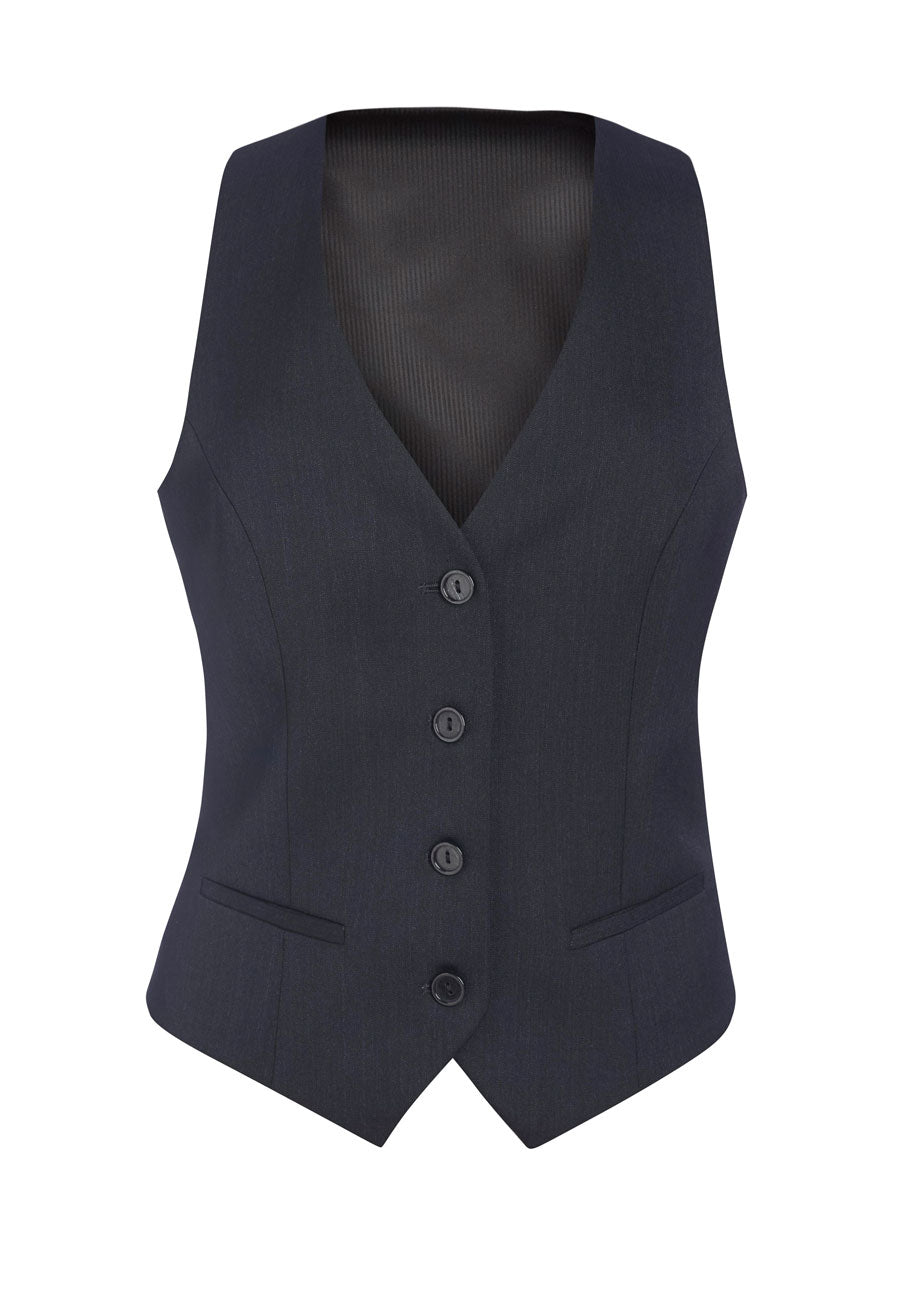 Brook Taverner Waldorf Waistcoat in Charcoal, image 2