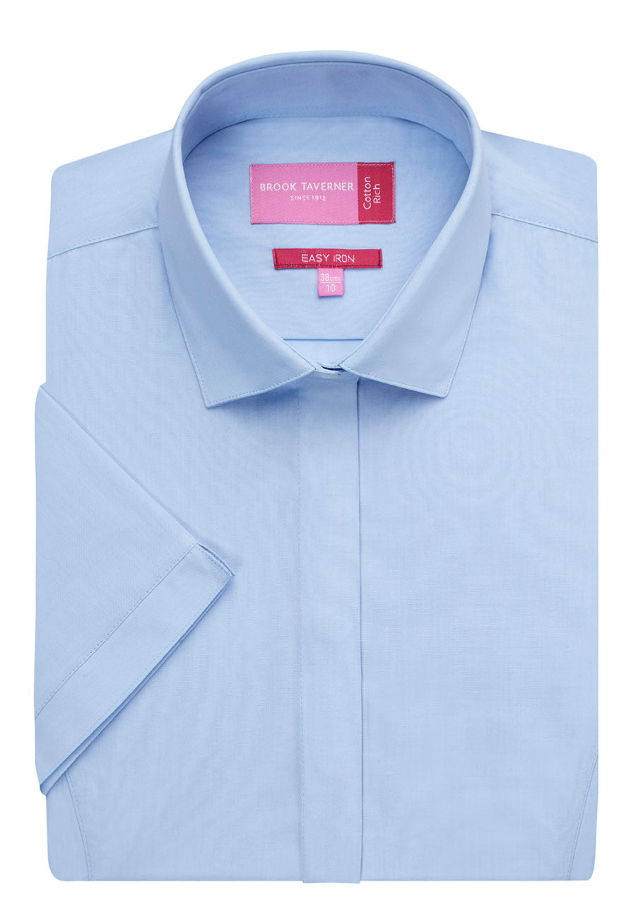 Brook Taverner Modena Blouse in Blue, image 2