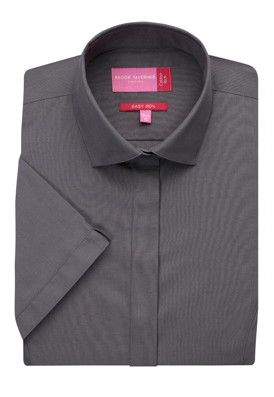 Brook Taverner Modena Blouse in Grey, image 3