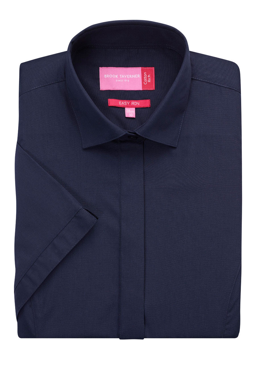 Brook Taverner Modena Blouse in Navy, image 4