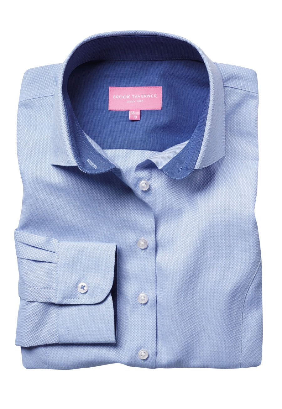 Brook Taverner Aspen Shirt in Blue, image 4