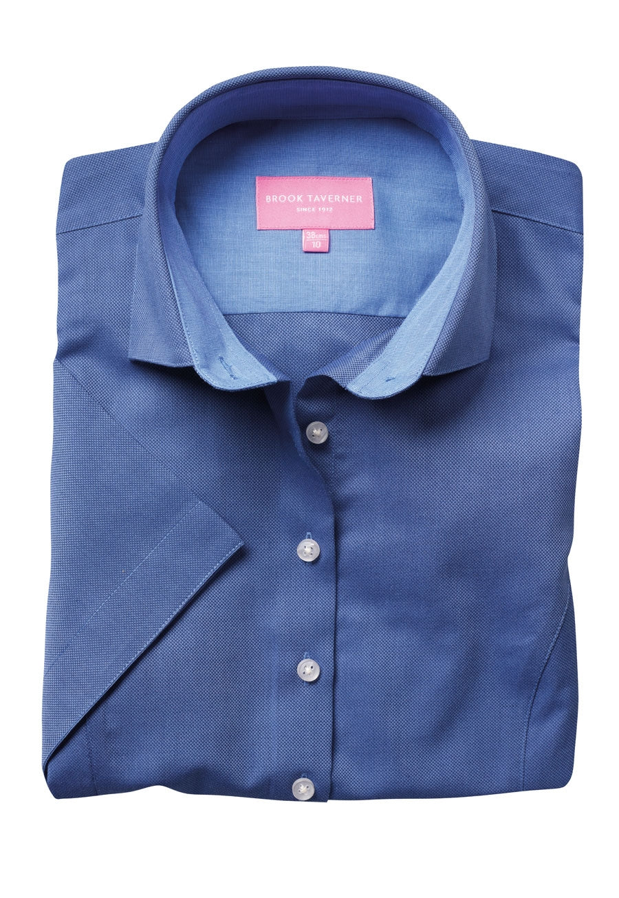 Brook Taverner Victoria Shirt in Blue, image 2