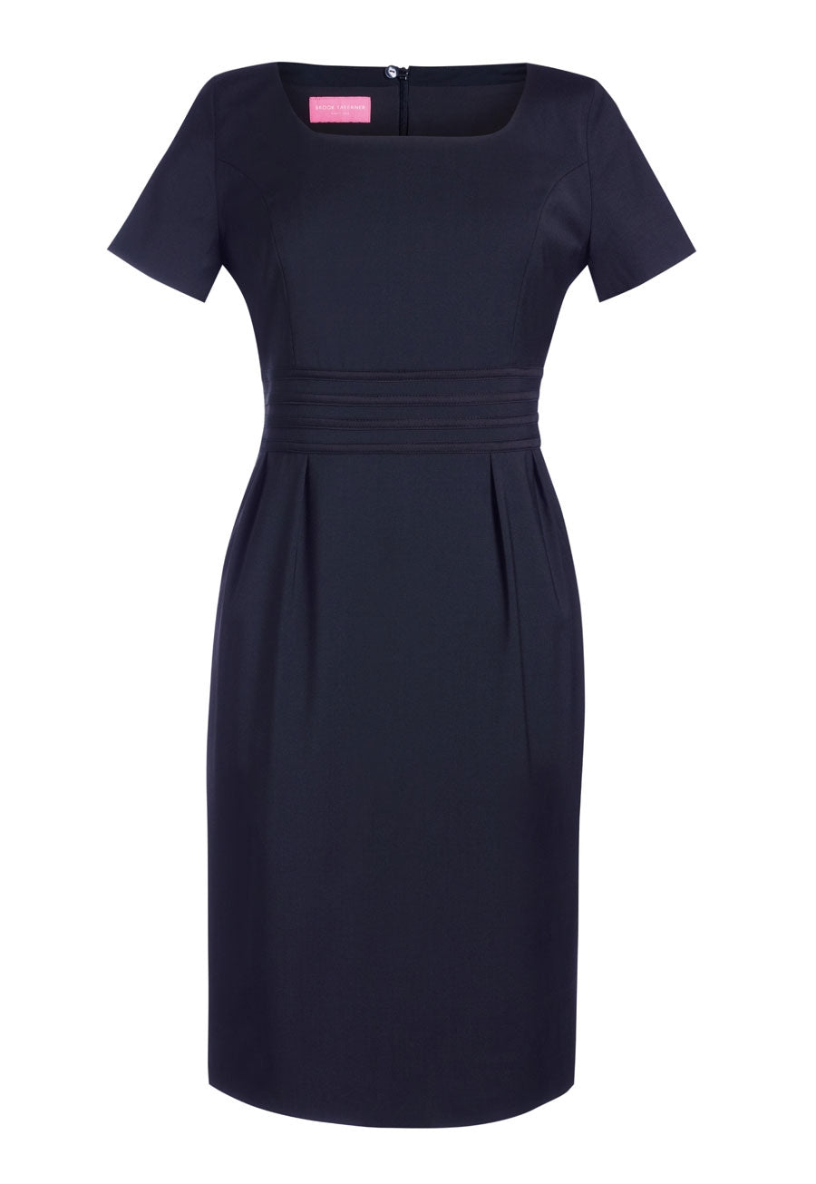 Brook Taverner Bordeaux Dress in Navy, main product image