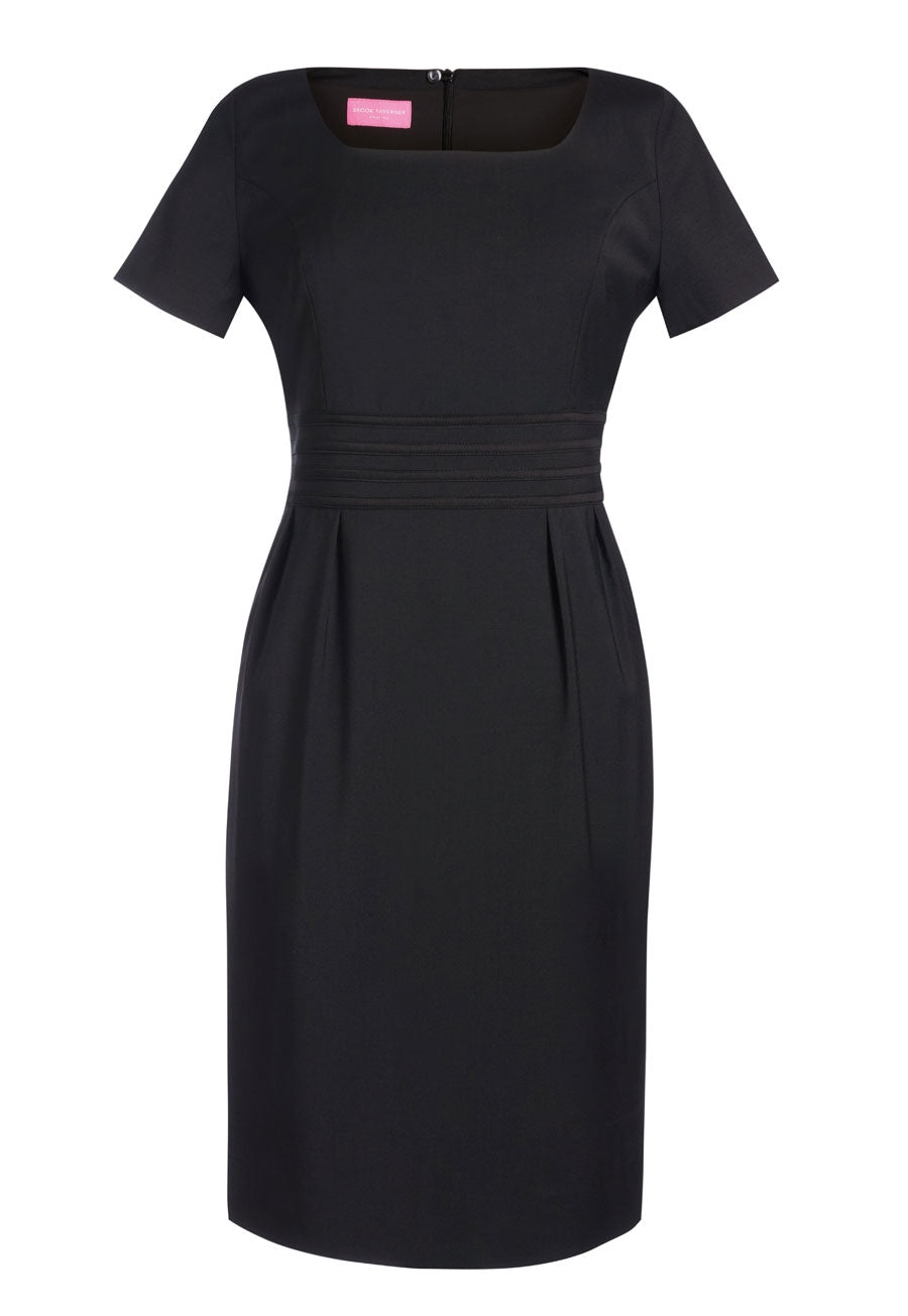 Brook Taverner Bordeaux Dress in Black, image 3