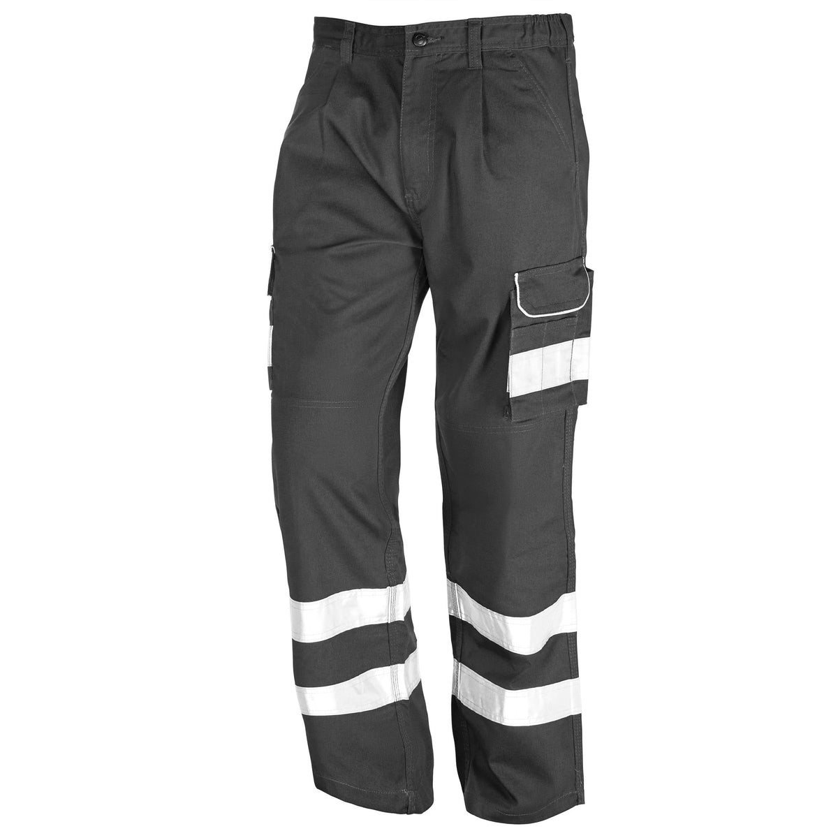 ØRN Condor Kneepad Trouser - 2 HV Bands – Graphite – front