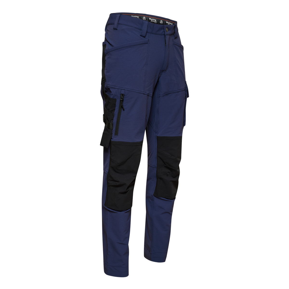 ELKA Rainwear Working Xtreme Recycled Workwear Trousers - Short model in Navy/Black