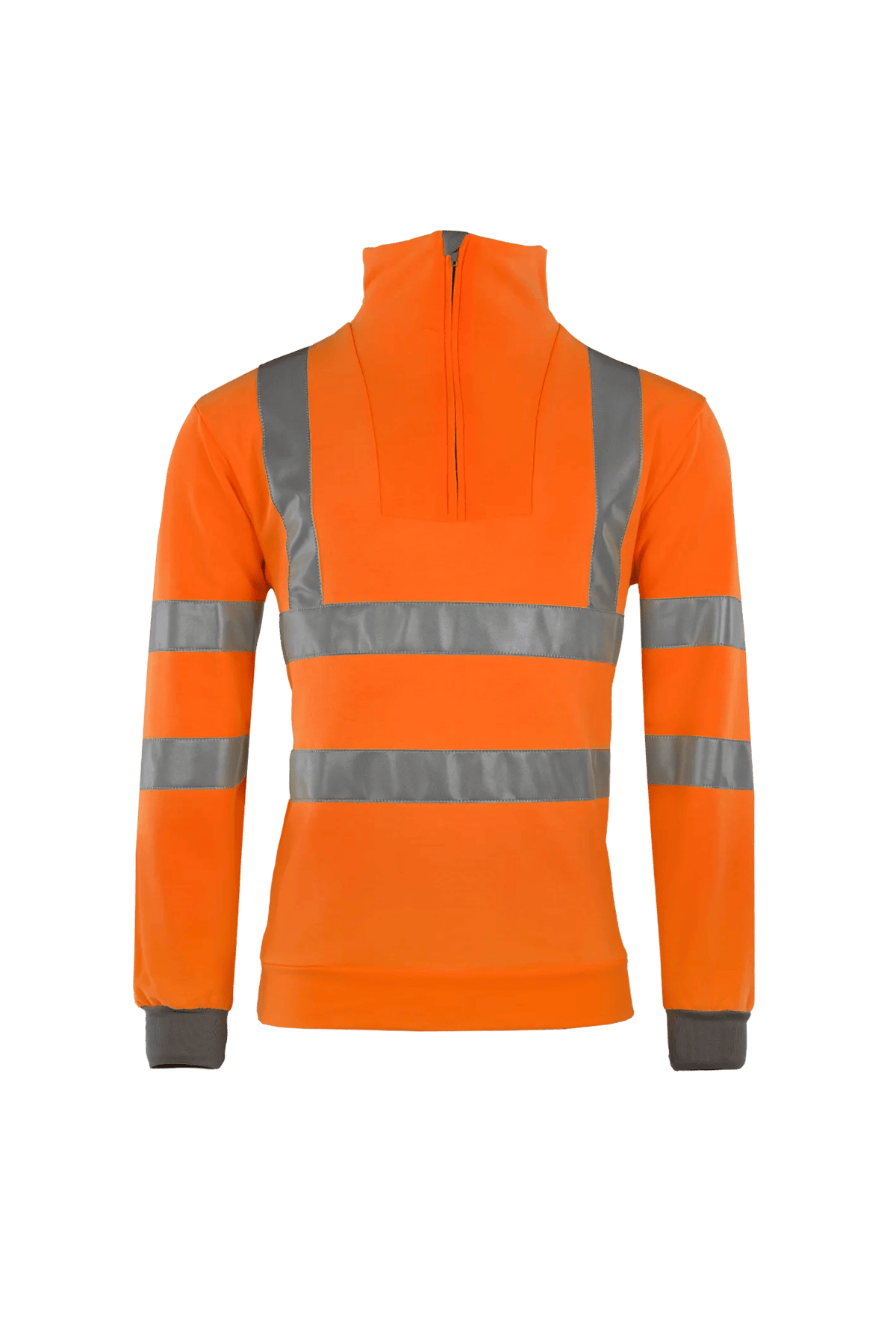Sioen Bindal in High-vis orange/Grey, front view