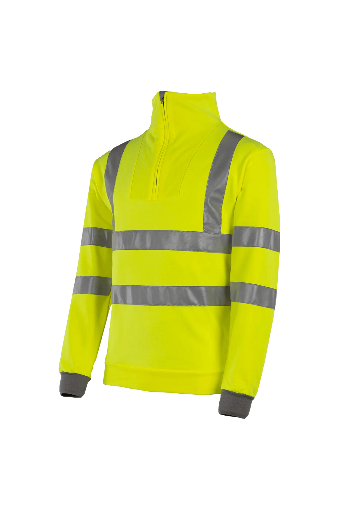 Sioen Bindal in High-vis yellow/Grey, side view