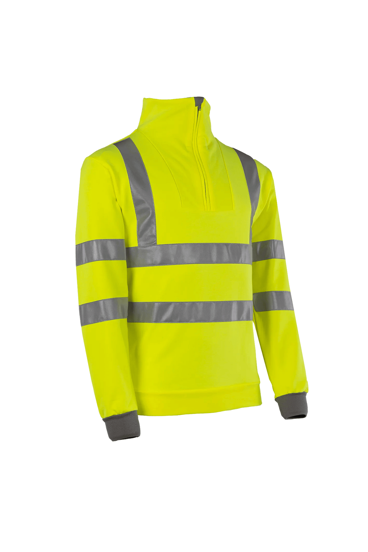Sioen Bindal in High-vis yellow/Grey, side view