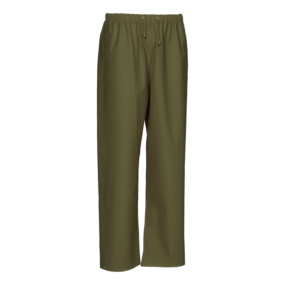 ELKA Rainwear Waist Trousers in Olive, front view