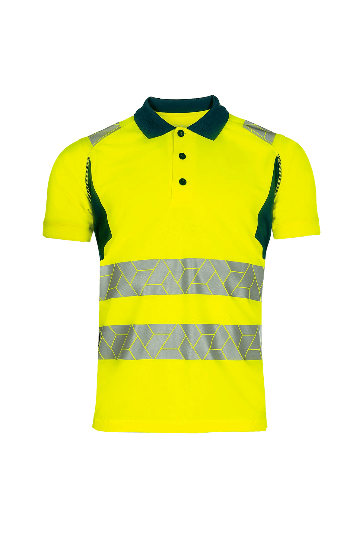 SYNQ Obvias in High-vis yellow/Navy blue, front view
