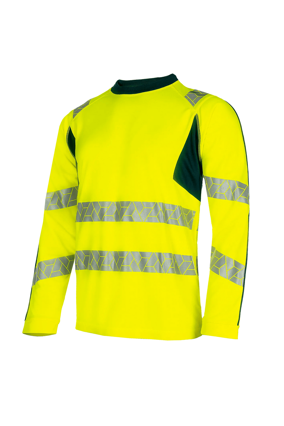 SYNQ Littup in High-vis yellow/Navy blue, side view