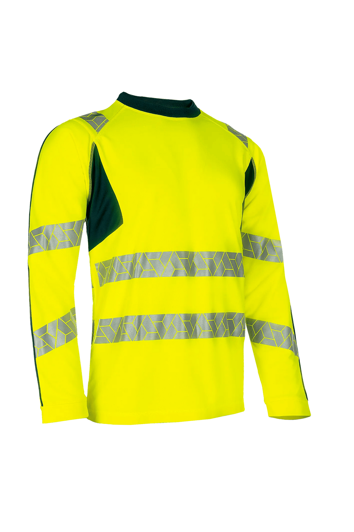 SYNQ Littup in High-vis yellow/Navy blue, side view