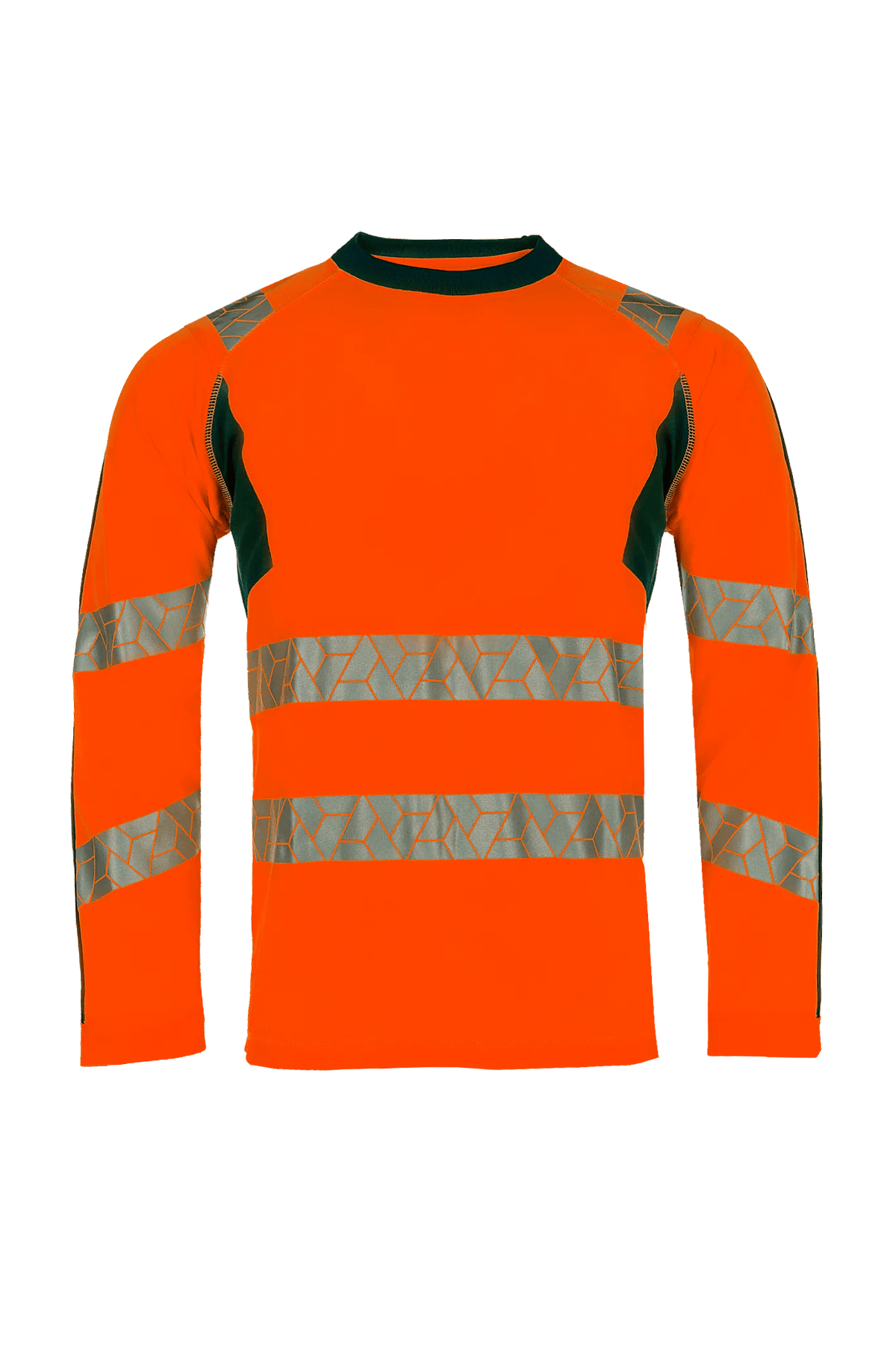 SYNQ Littup in High-vis orange/Navy blue, front view