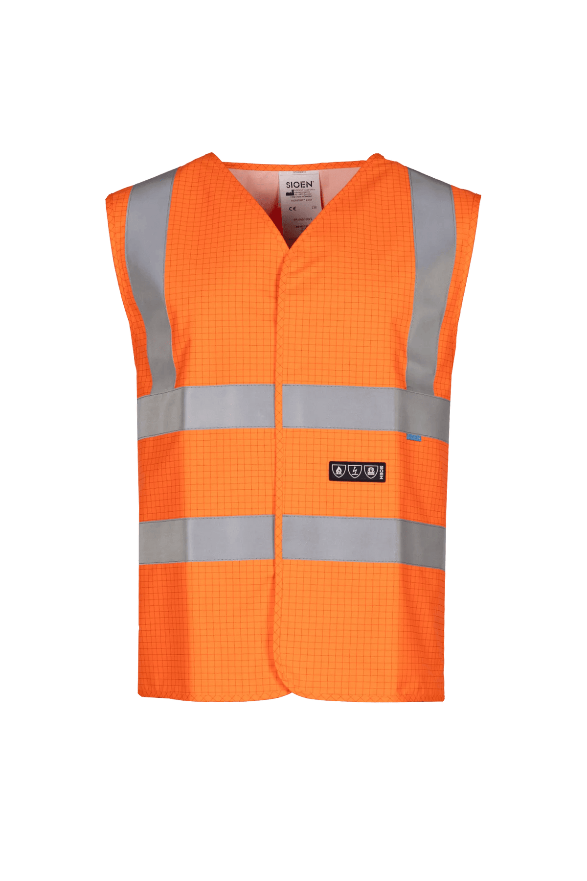 Sioen PRO Hellisan in High-vis orange, front view