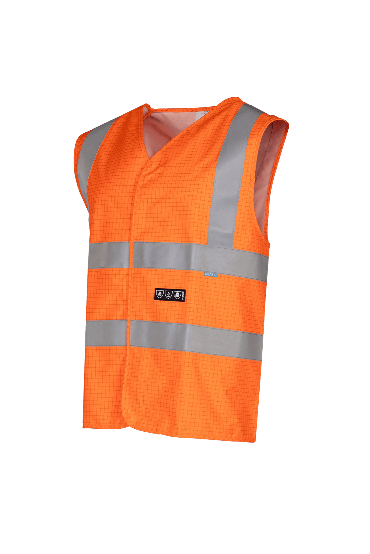 Sioen PRO Hellisan in High-vis orange, side view