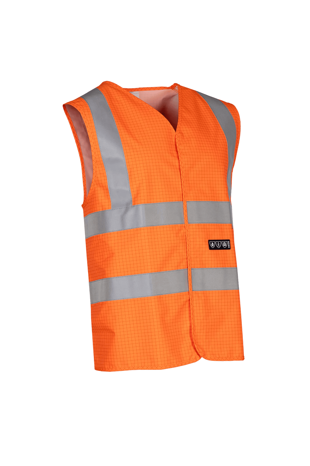 Sioen PRO Hellisan in High-vis orange, side view