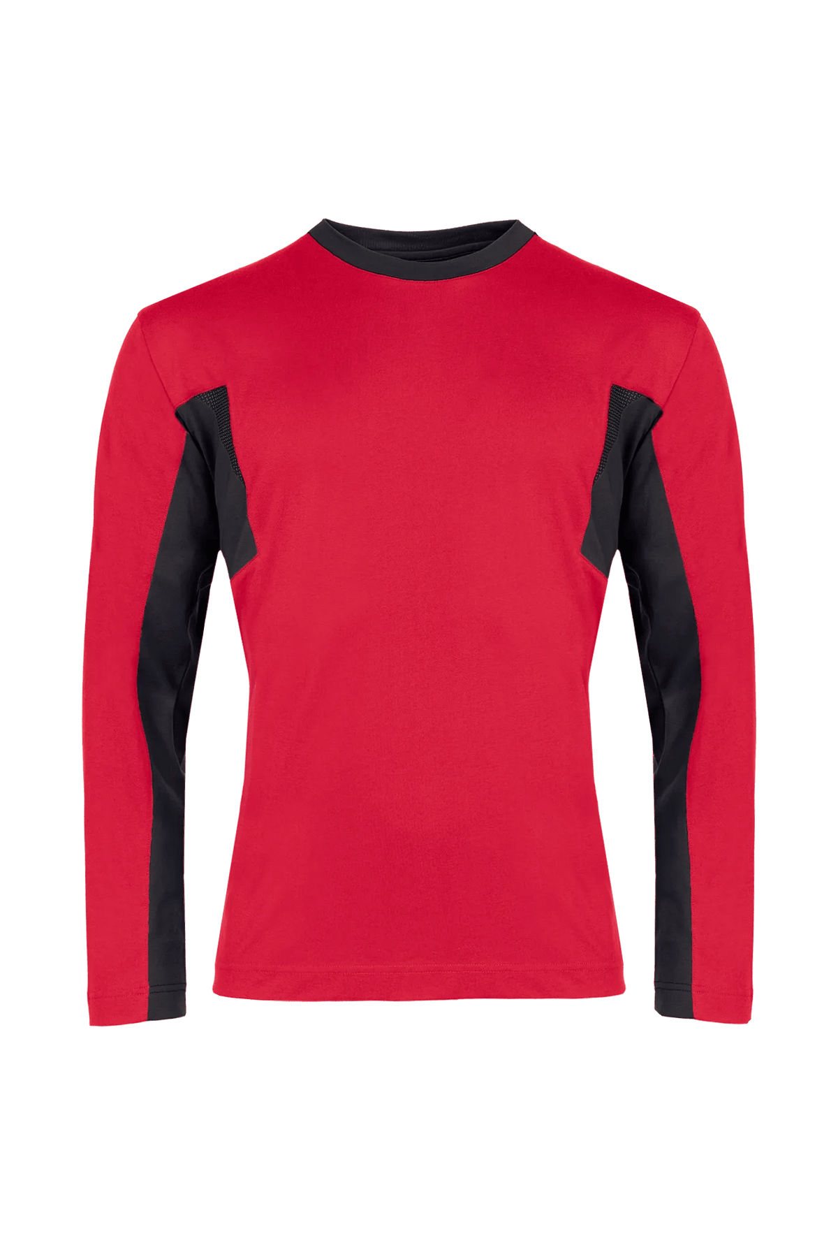 SYNQ Tackler Long in Red/Black, front view