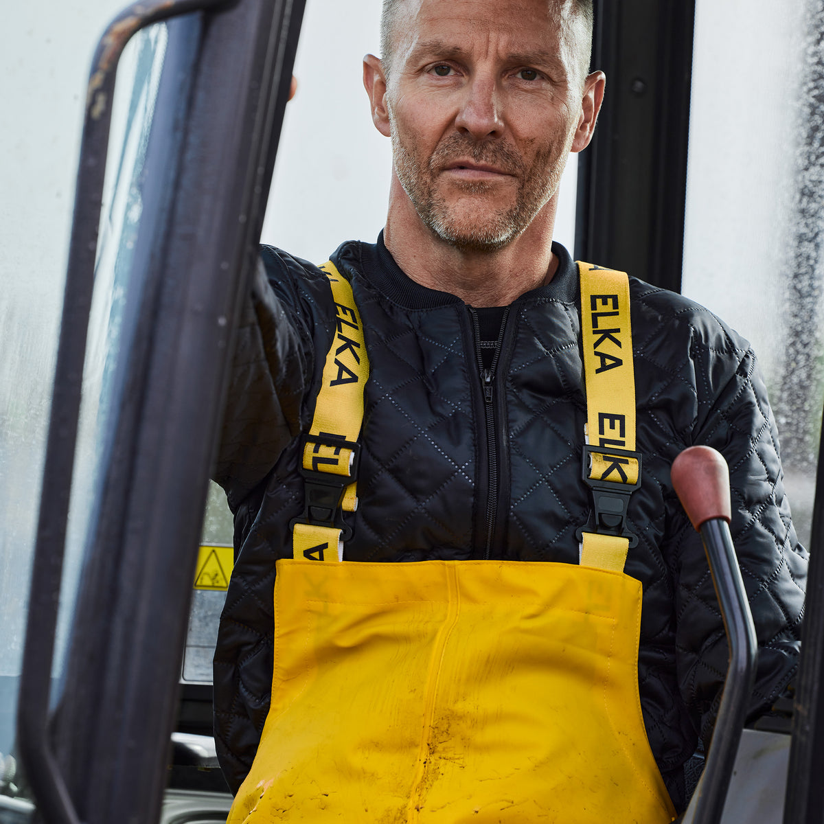 ELKA Rainwear Bib & Brace in Yellow