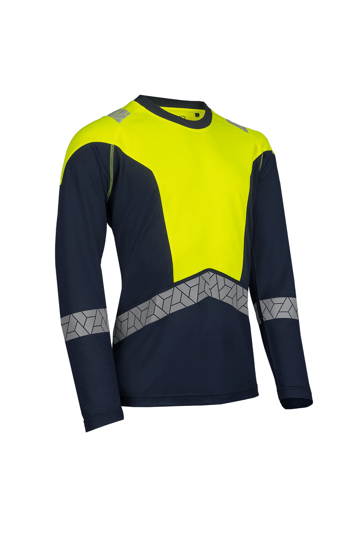 SYNQ Reesee Long AB in Navy blue/High-vis yellow, side view