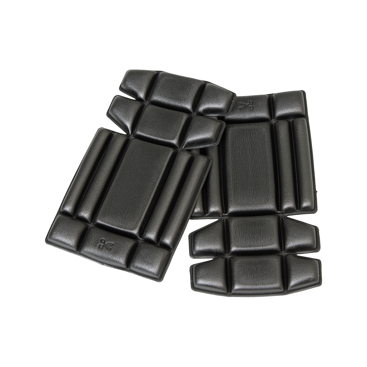 ELKA Rainwear Foam knee pads in Grey, front view