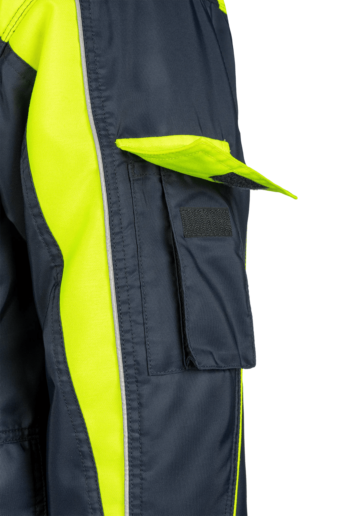 Sioen Nibas in High-vis yellow/Navy blue