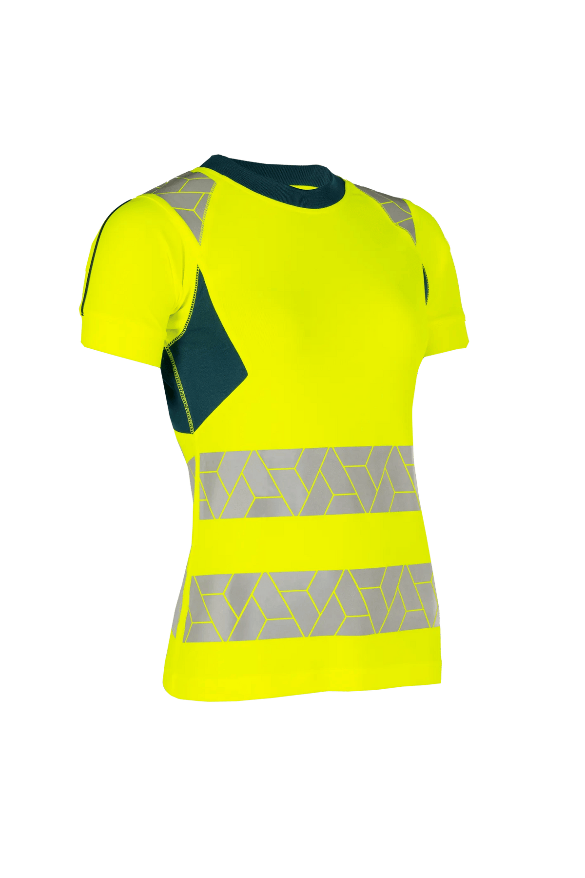 SYNQ Risingstar Women in High-vis yellow/Navy blue, side view