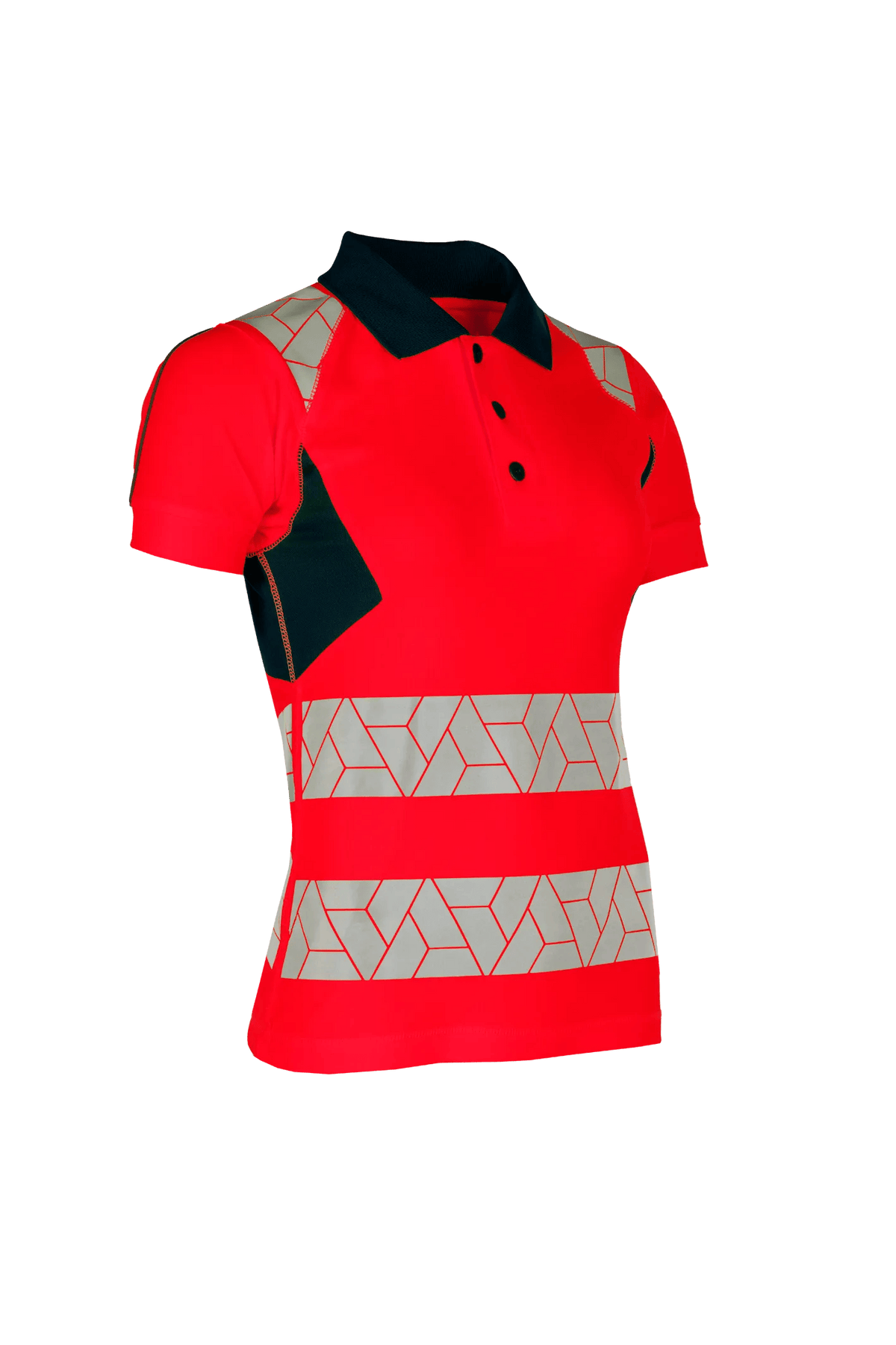 SYNQ Obvias Women in High-vis red/Black, side view