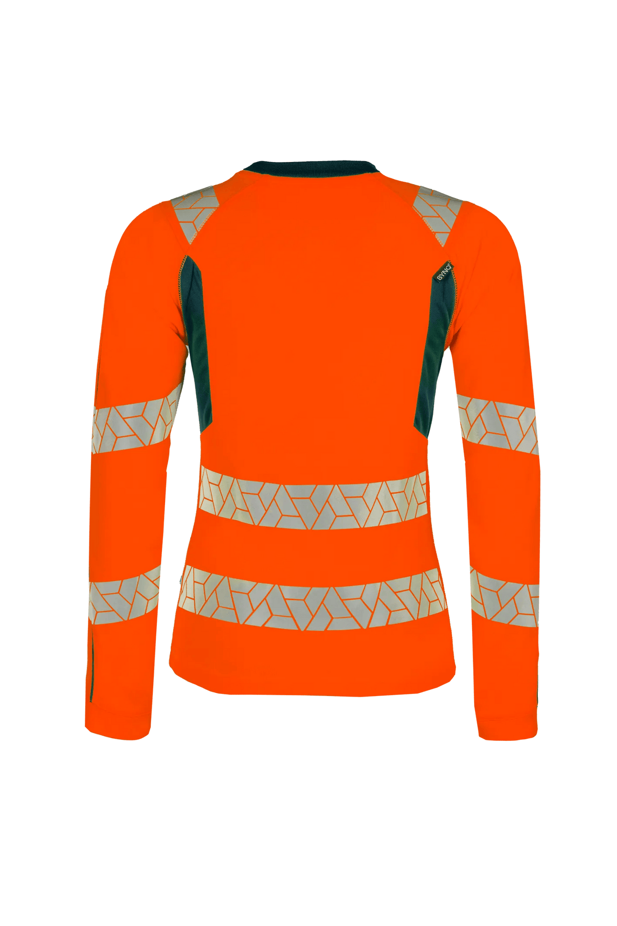 SYNQ Littup Women in High-vis orange/Navy blue, back view