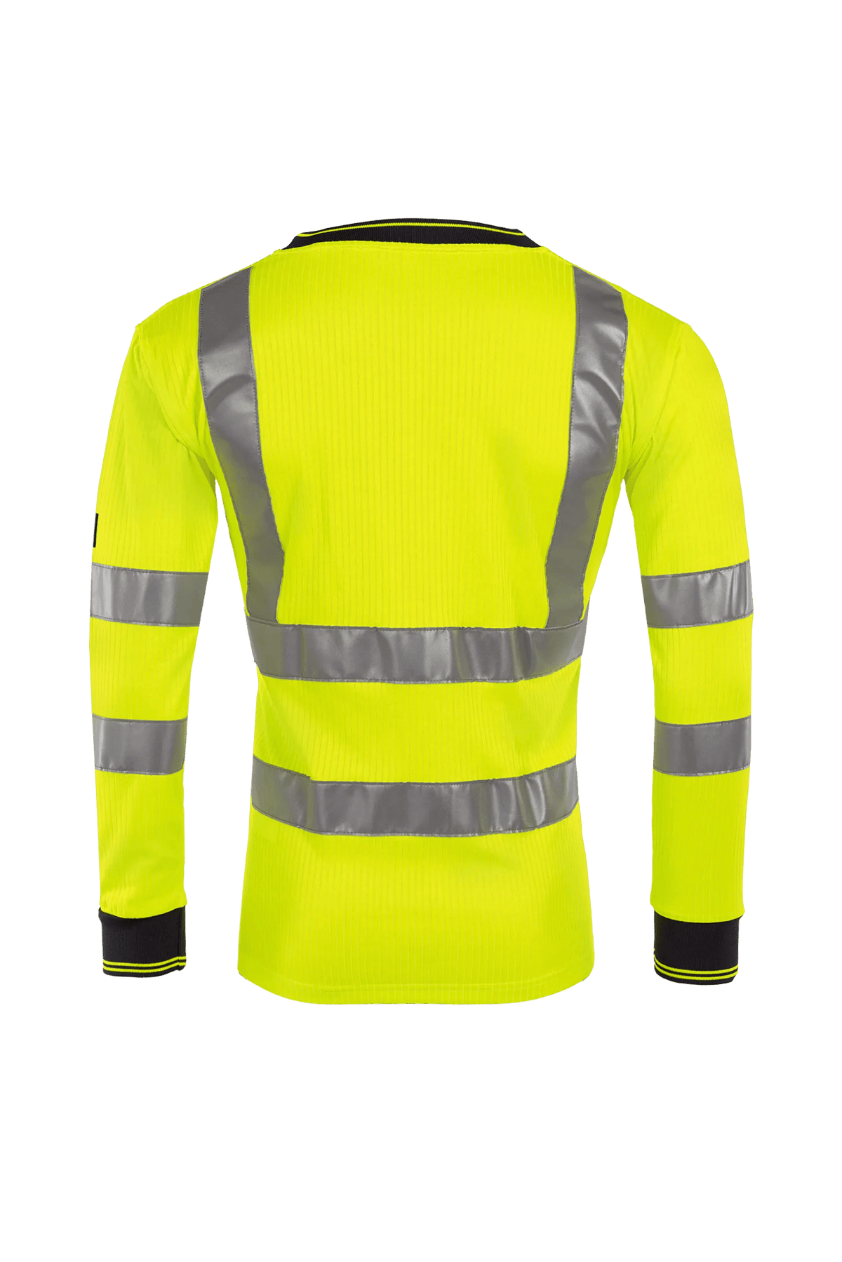 Sioen Bresso in High-vis yellow, back view