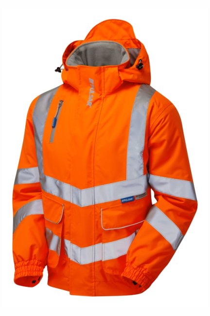 Pulsar Padded Bomber Jacket Orange, main product image
