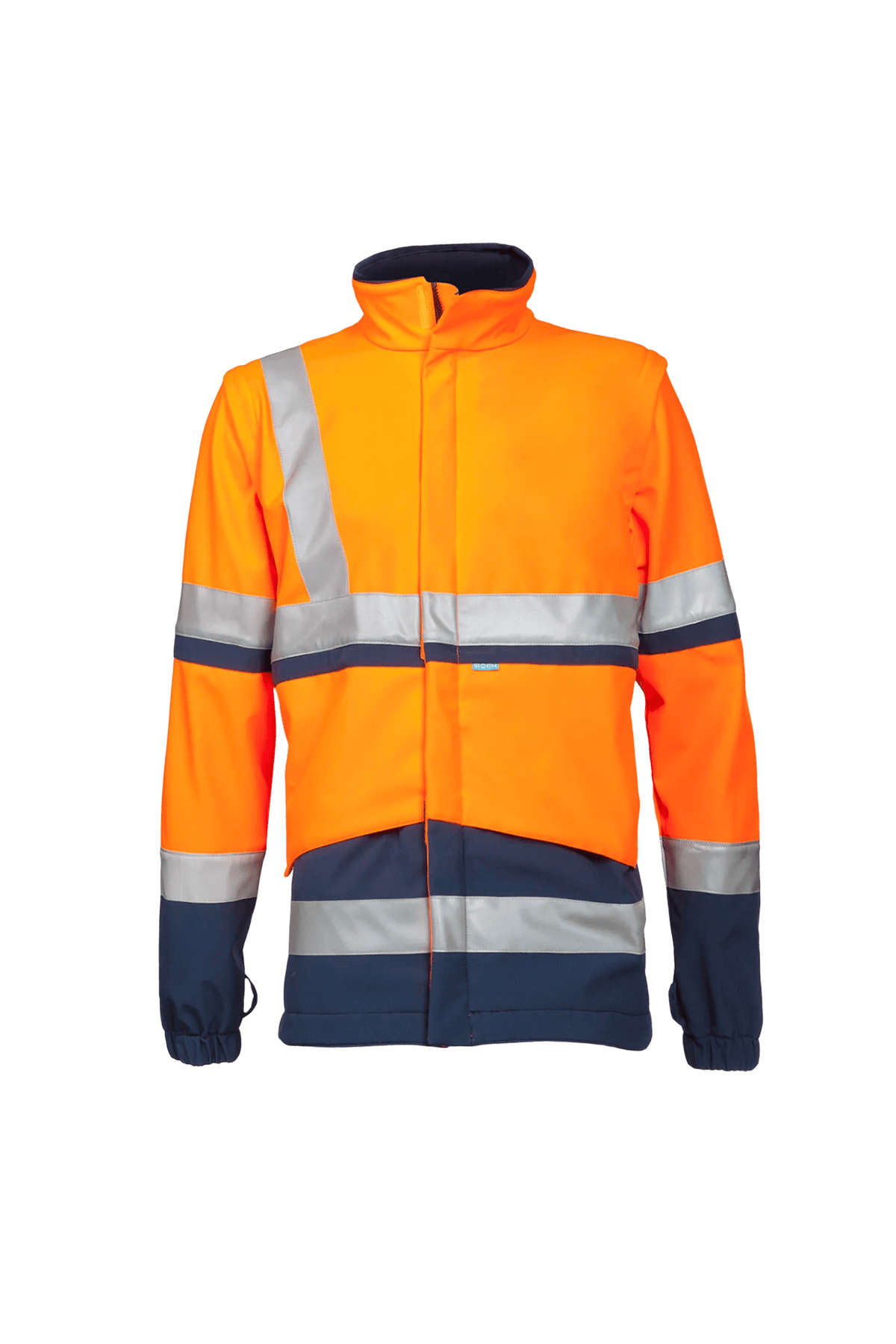Sioen Powell in High-vis orange/Navy blue