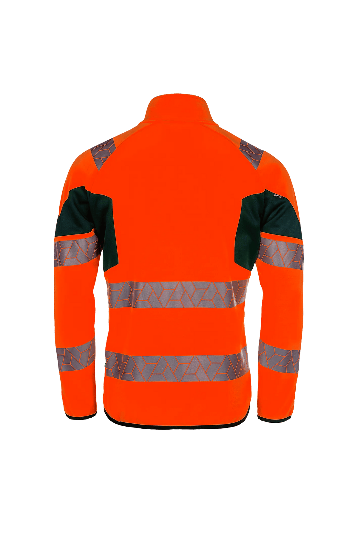 SYNQ Wellit in High-vis orange/Navy blue, back view