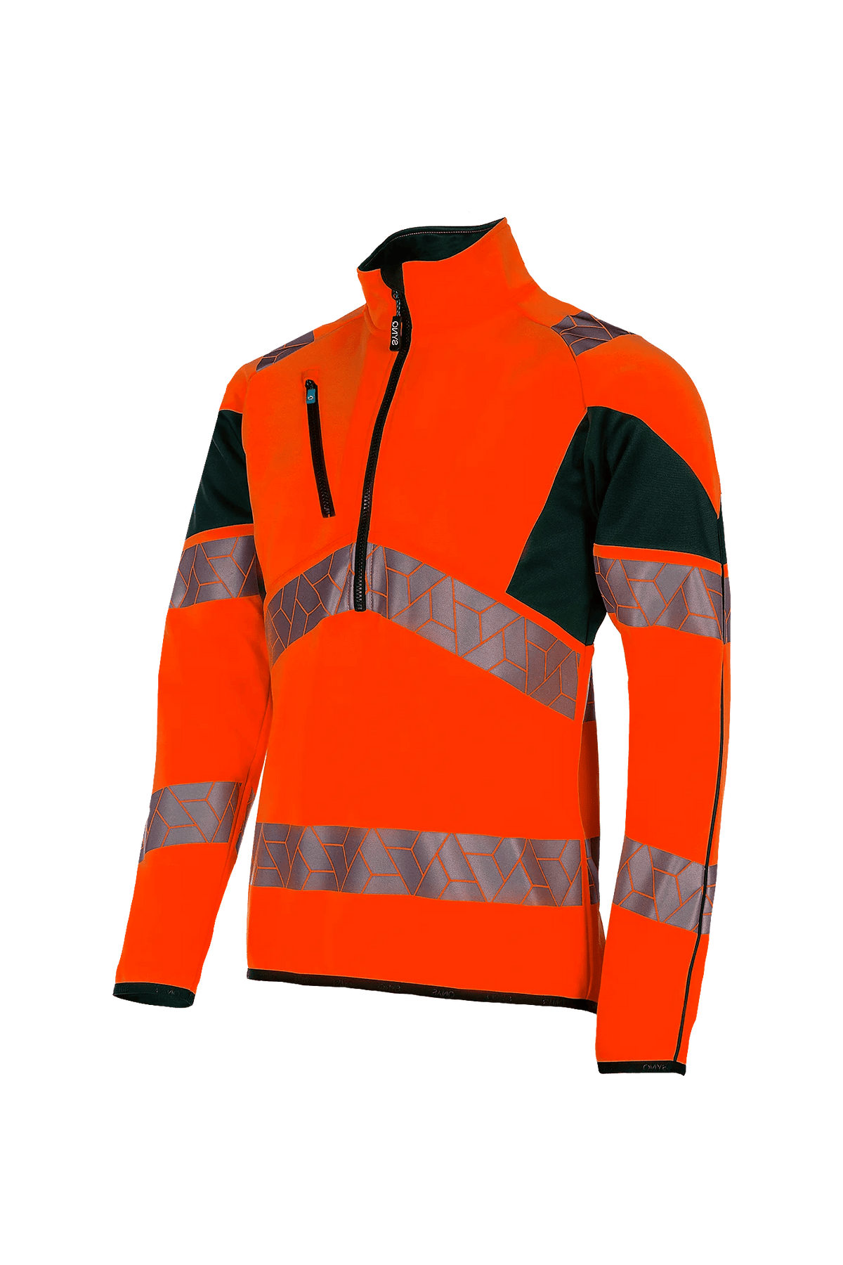 SYNQ Wellit in High-vis orange/Navy blue, side view