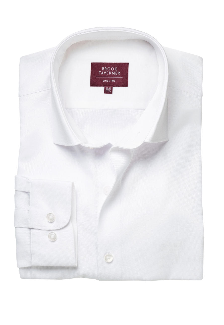 Brook Taverner Tofino Shirt in White, main product image