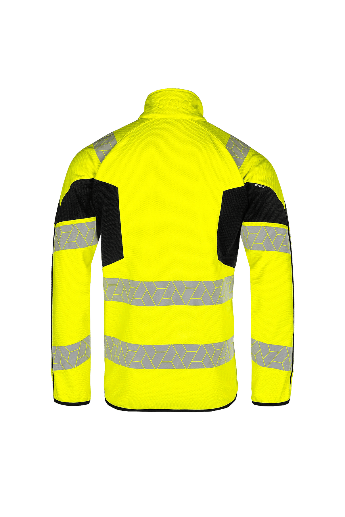 SYNQ Midlight in High-vis yellow/Black, back view