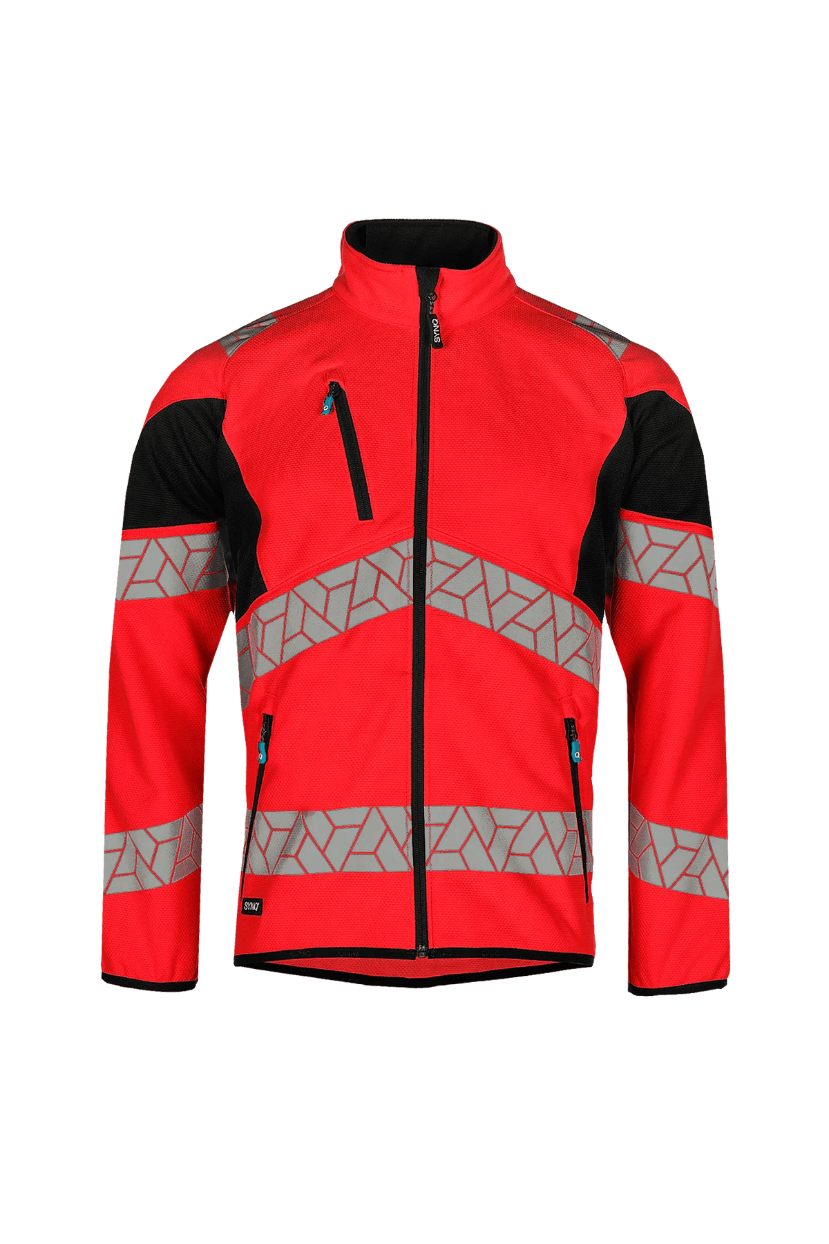 SYNQ Midlight in High-vis red/Black, front view