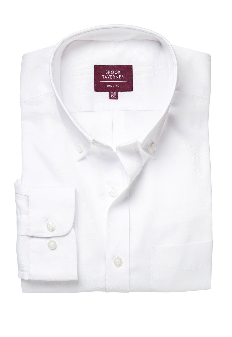 Brook Taverner Whistler Shirt in White, main product image